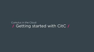 NVIDIA Cumulus in the Cloud: Getting started with CitC