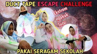 escape challenge Pakai Seragam Sekolah