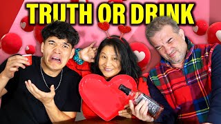 Valentines TRUTH or DRINK! ft Mom & Dad