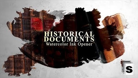Ink Opener | Historical Documents | After Effects Template | Videohive #AfterEffectsTemplate