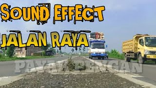 Suara bising mobil dan motor di jalan raya | sound effect jalan raya