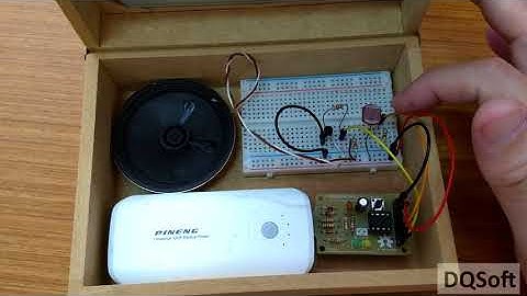 Caixa de Musica com o Franzininho