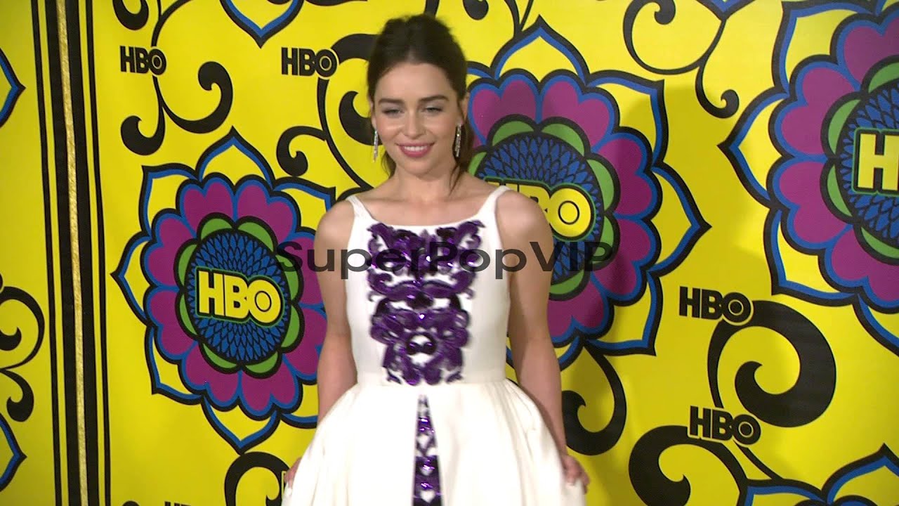 Emilia Clarke at HBO'S Post 64th Primetime Emmy Awards Re... - YouTube