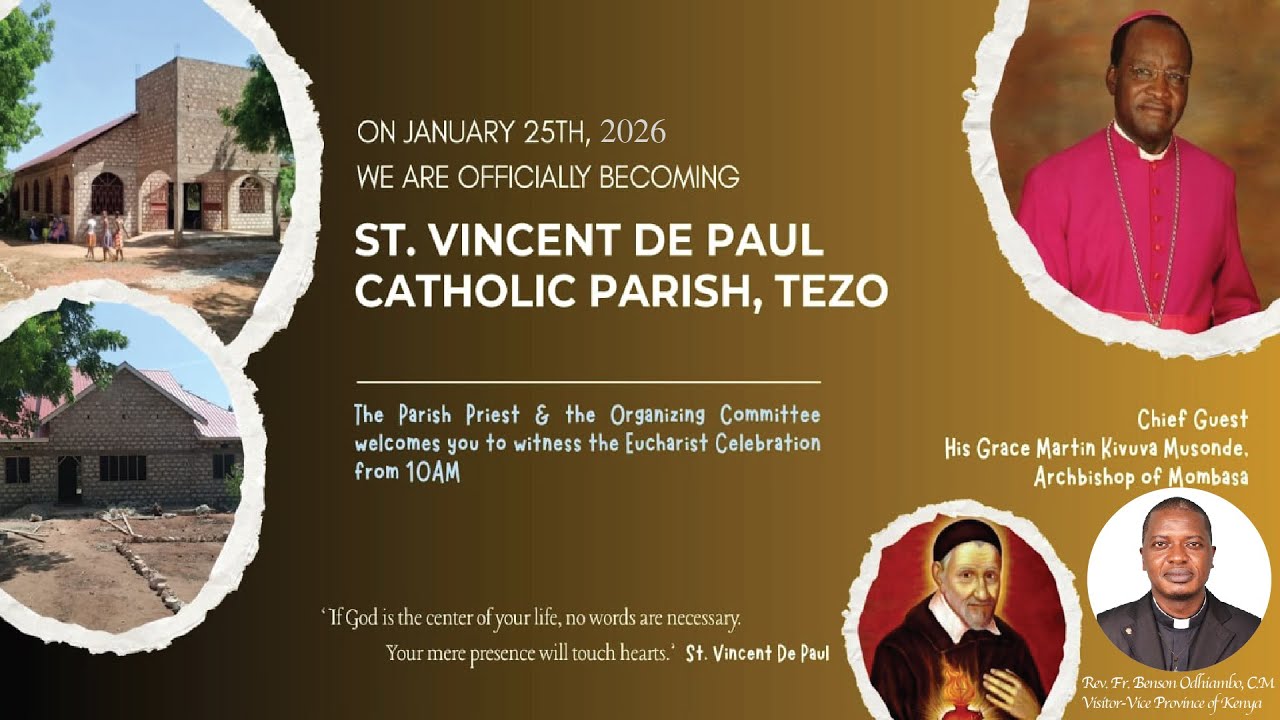 INAUGURATION OF TEZO PARISH - Archdiocese of Mombasa