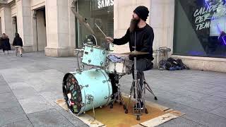 Street Drummer in Barcelona
