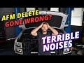 Terrible engine noises after deleting afm  dod  chevy silverado 53l