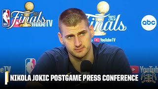 [FULL] Nikola Jokic NBA Championship postgame press conference | NBA on ESPN