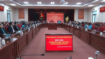 HỘI NGHỊ CÁN BỘ CÔNG CHỨC, VIÊN CHỨC, NGƯỜI LAO ĐỘNG NĂM 2011