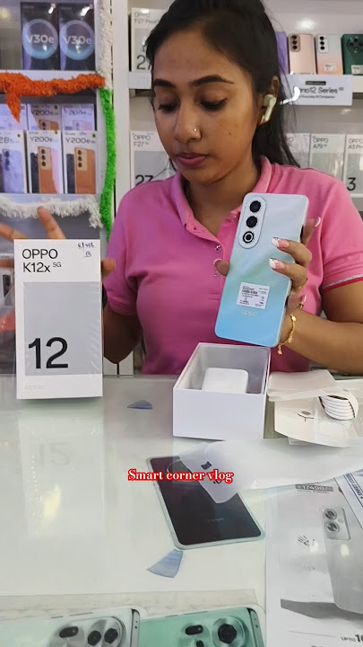 Oppo K12X 5g || 8 256 || Breeze Blue || Quick Unboxing 📸🔥💯#smartcornervlog#unboxing#oppo#shorts
