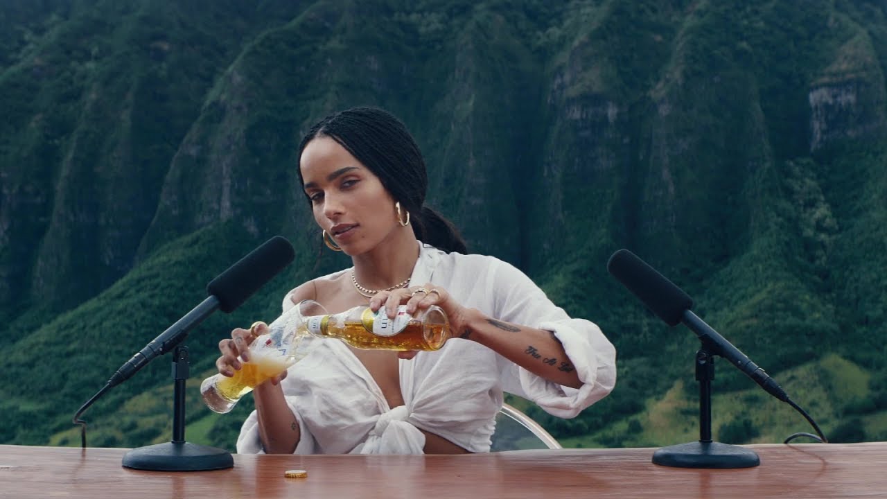 zoe kravitz michelob