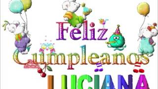 Happy Birthday Luciana (Feliz)
