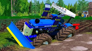 นิวฮอลแลนด์!! 7630 ออกงานไถนา10ไร่ - Farming simulator 19 screenshot 2