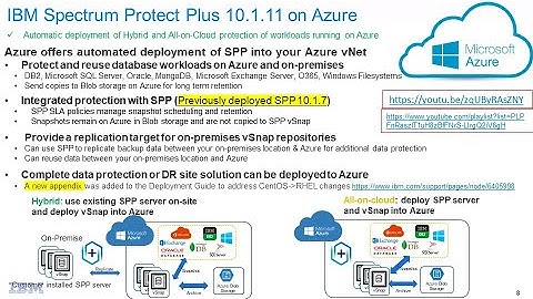 IBM Spectrum Protect Plus 10.1.11 on Azure Marketplace – Demo