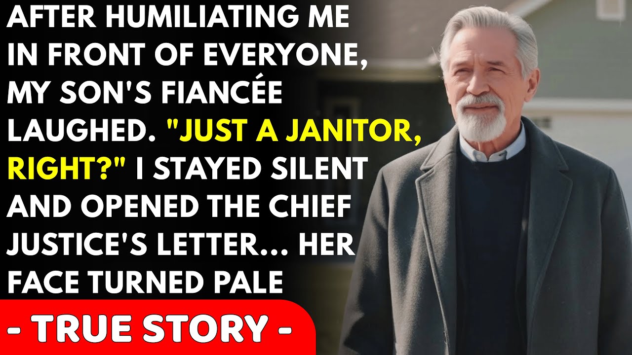 My Son's Fiancée Told Her Partners 'He's Just The Janitor' — Then Chief Justice Called My Name