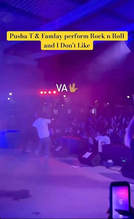 Pusha T & Famlay perform LIVE together ‼️🔥