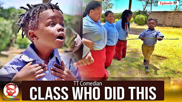 TT Comedian CLASS WHO DID THIS