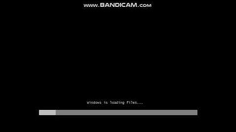 Windows Is Loading Files (Installation of Microsoft Windows)