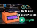 IOT weather station using DHT11 | DIY | Blynk image