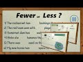 Fewer vs Less | Improve Your Grammar in Minutes | EasyTeaching