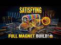 The Most Oddly Satisfying Magnet Bus Build EVER #asmr #magnetart