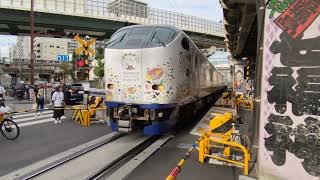 梅田貨物線JR福島駅浄正橋踏切2023年9月 UmedaFreightLine JR FukushimaStation Josei Bashi Level Crossing September2023