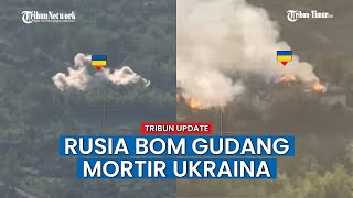 Gudang Mortir Ukraina Meledak Dibombardir Rusia