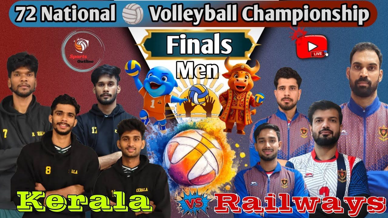 Final Match ⚡ HD 🔥Kerala Vs Railways | Men 72 Senior National Volleyball Championship 2026 Varanasi
