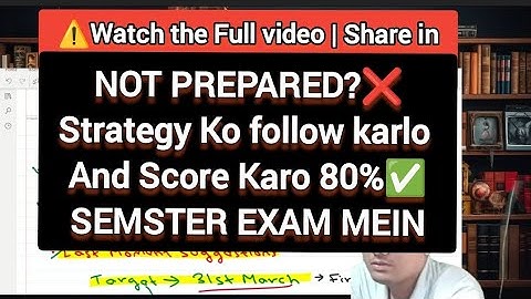 Master Plan| Score Above 80% in 15 Days| Cu Bcom Sem -1 CCF| Best Stretegy 🔥| Do or Die |
