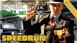 L.A. Noire WR Patrol Desk Speedrun in 11:39