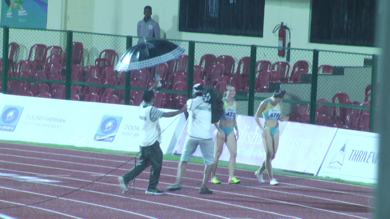 AAC 2017 - Women's 100m Run running man turkey