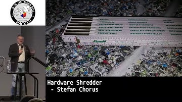Hack lu 2016 Lightning Talk  Hardware Shredder by Stefan Chorus