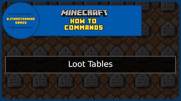 How To Commands [Ep.41] | Loot Tables in Datapacks
