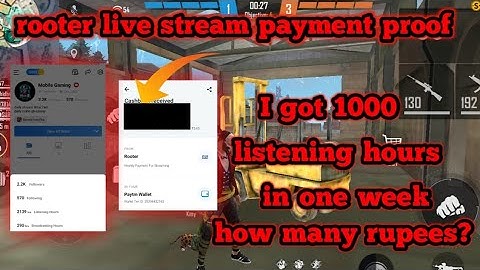 rooter app live stream payment proof in tamil|rooter app explain in tamil|mobile gaming|