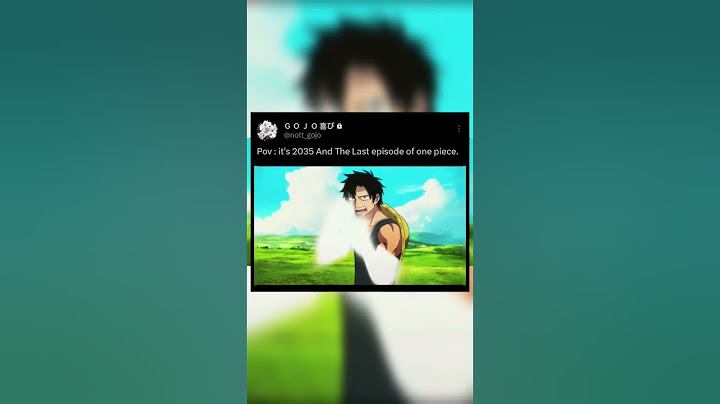 Pov : it's 2035 And The Last Episode Of One Piece. #onepiece #lastepisode #luffy #luffygear5 #robin