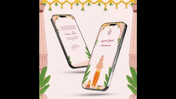 Best Thread Ceremony Invitation Video  | Upanayanam Sanskar invitation |  Invito AI- 1045