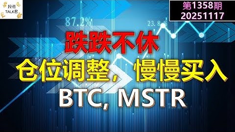 跌跌不休，仓位调整，慢慢买入。比特币MSTR 📱