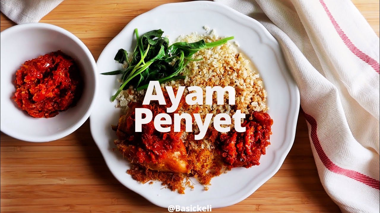 Resepi Cara Buat Ayam Penyet Goreng Dan Air Fry Youtube