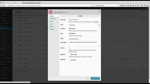 WP Job Manager - Field Editor (Field Types) - File Upload Tutorial