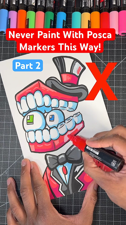 Posca Markers Art Tutorials 