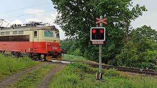 Železniční přejezd AŽD 97 P 1197 Nezvěstice/Zdemyslice 11.6.2021 Czech railroad crossing.