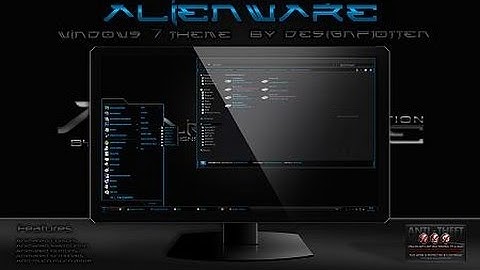 ALIENWEARE BLUE WINDOWS 7 THEME