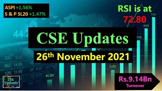 CSE Update on 26th Nov. 2021