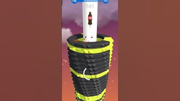 🔥 Stack Ball Gameplay 🎮🔥#stackball​ #gamingshorts​ #3d​ #gaming​#shorts​ #ballbounce​ #ytshorts​