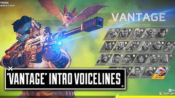 *ALL* Vantage Select Screen Intro Voicelines