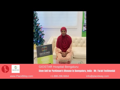 Stem Cell Therapy for Parkinson's Disease in Baengaluru, India - Mr. Farah Testimonial