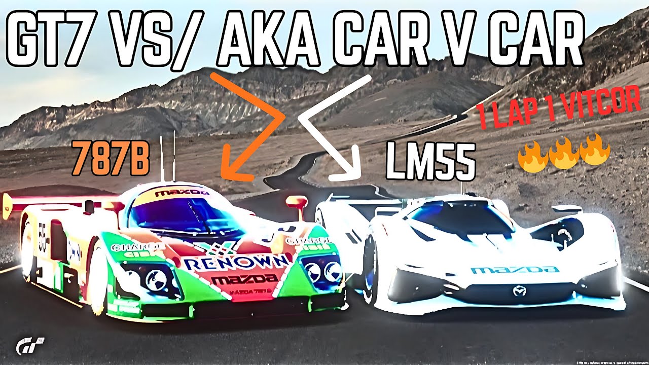 GT7|VS - AKA CAR V CAR|LM55 VS 787B|EP.2 - YouTube