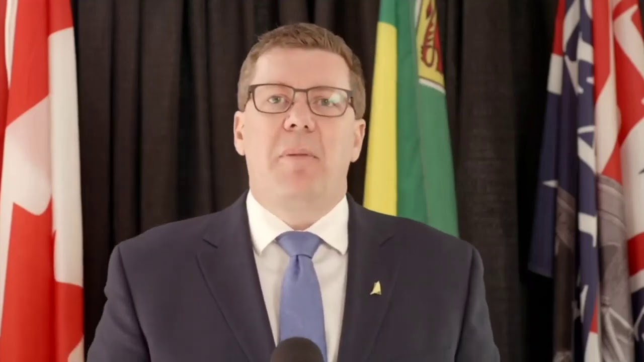Scott Moe doubles down on COVID-19 response at Municipalities of Saskatchewan convention