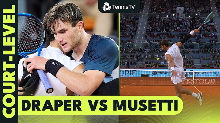 This Angle 😍 Jack Draper vs Lorenzo Musetti Highlights From New Court-Level Camera