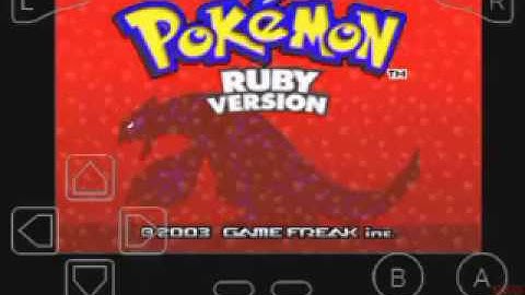 Pokemon Ruby GBA game Cheat Code