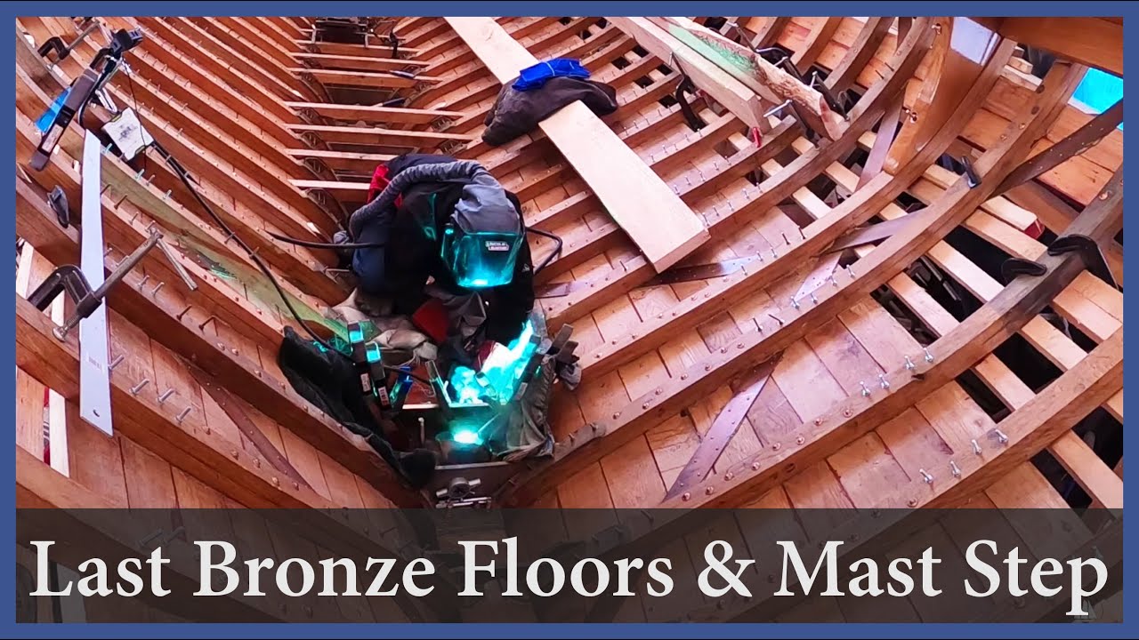 Last Bronze Floors and a Mast Step – Episode 151 – Acorn to Arabella: Journey of a Wooden Boat